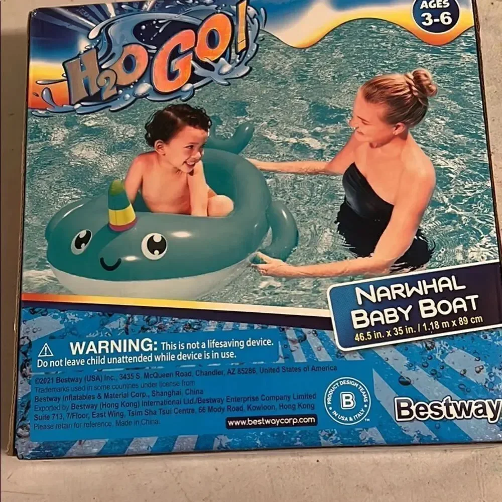 H2O Go! Narwhal Baby Boat
